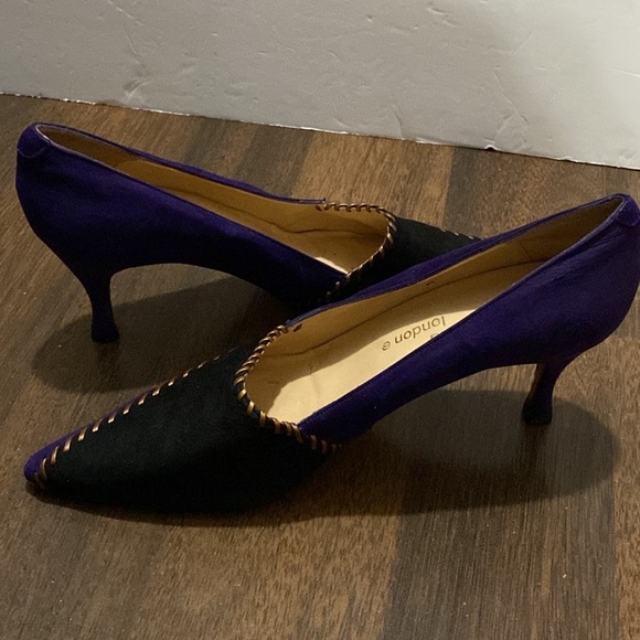 Sacha London Suede  Pointed Toe Heel Pumps Size 10 - Picture 6 of 16